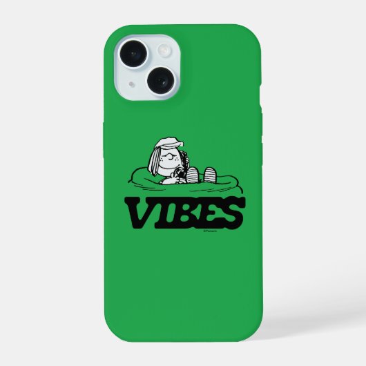 Peanuts | pepermunt Patty Vibes iPhone 15 Hoesje (Achterkant)