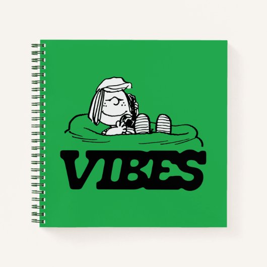 Peanuts | pepermunt Patty Vibes Notitieboek (Voorkant)