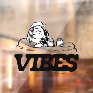 Peanuts   pepermunt Patty Vibes Raamsticker