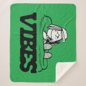Peanuts | pepermunt Patty Vibes Sherpa Deken (Voorkant)