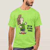 Peanuts | pepermuntpatty duimen omhoog t-shirt (Voorkant)