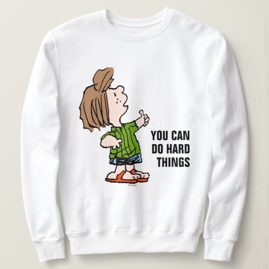 Peanuts | pepermuntpatty duimen omhoog trui (Design voorkant)