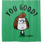 Peanuts | Peppermint Patty Ben je goed? Douchegordijn (Voorkant)