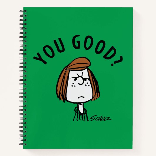 Peanuts | Peppermint Patty Ben je goed? Notitieboek (Voorkant)