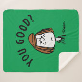 Peanuts | Peppermint Patty Ben je goed? Sherpa Deken (Voorkant (horizontaal))
