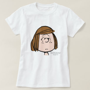 Peanuts Peppermint Patty Verward gezicht T-shirt