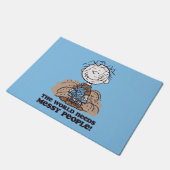 Peanuts | Pigpen De wereld heeft rommelige mensen  Deurmat (Schuin)