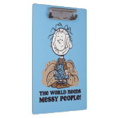 Peanuts | Pigpen De wereld heeft rommelige mensen  Klembord (Rechts)