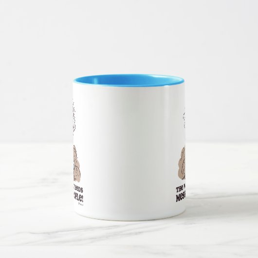 Peanuts | Pigpen De wereld heeft rommelige mensen  Mok (Midden)