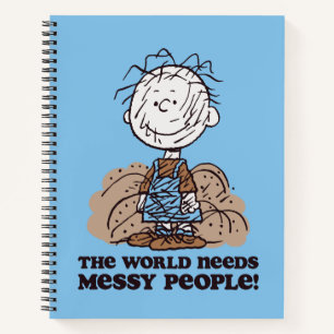Peanuts   Pigpen De wereld heeft rommelige mensen  Notitieboek