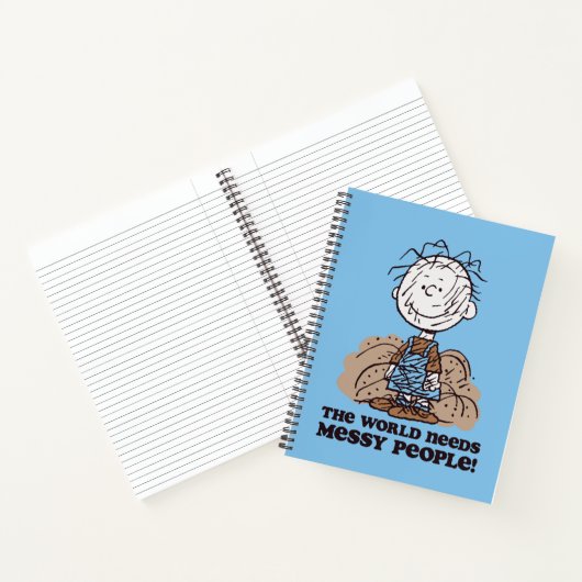Peanuts | Pigpen De wereld heeft rommelige mensen  Notitieboek (Binnen)