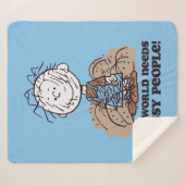Peanuts | Pigpen De wereld heeft rommelige mensen  Sherpa Deken (Voorkant (horizontaal))