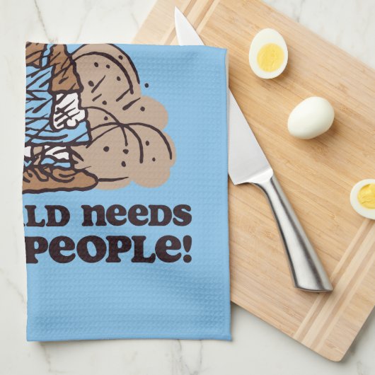 Peanuts | Pigpen De wereld heeft rommelige mensen  Theedoek (Quarter Fold)