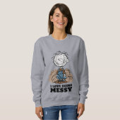 Peanuts | Pigpen De wereld heeft rommelige mensen  Trui (Voorkant volledig)