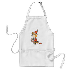 Peanuts Sally Clown Kostuum Halloween Standaard Schort