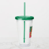 Peanuts | Sally half & half bloemen Acryl Drinkbeker (Rechts)