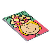 Peanuts | Sally half & half bloemen Notitieboek (Rechterzijde)