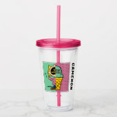 Peanuts | Sally Ice Cream Half & Half Acryl Drinkbeker (Voorkant)