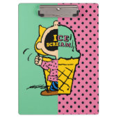 Peanuts | Sally Ice Cream Half & Half Klembord (Voorkant)