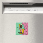 Peanuts | Sally Ice Cream Half & Half Magneet (Insitu (Vaatwasser))