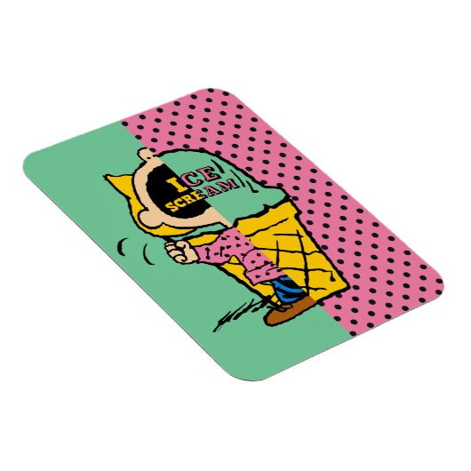 Peanuts | Sally Ice Cream Half & Half Magneet (Rechterzijde)