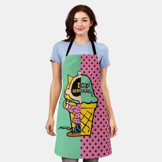 Peanuts | Sally Ice Cream Half & Half Schort (Gedragen)