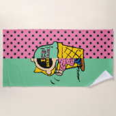 Peanuts | Sally Ice Cream Half & Half Strandlaken (Voorkant)