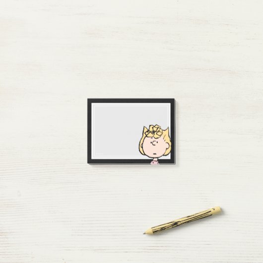Peanuts | Sally's Gezichten Post-it® Notes (Op bureau)