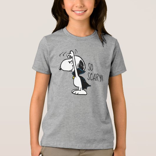 Peanuts | Scary Vampire Snoopy Tri-Blend Shirt (Voorkant)