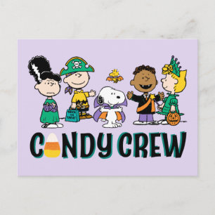 Peanuts Snoep Crew Halloween Bende Briefkaart