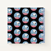Peanuts | Snoopy aan de typemachine Notitieboek (Achterkant)