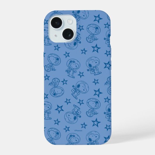 Peanuts | Snoopy Astronaute Bleu Motif Espace (Verso)