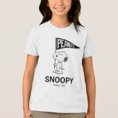 Peanuts | Snoopy Athletic Department Tri-Blend Shirt (Voorkant)