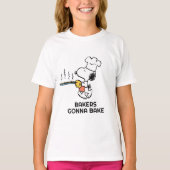Peanuts | Snoopy Bakken Cookies T-shirt (Voorkant)