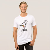 Peanuts | Snoopy Bakken Cookies Tri-Blend Shirt (Voorkant volledig)