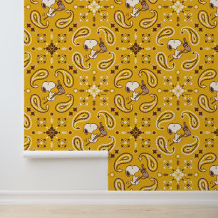 Peanuts   Snoopy Bandana Cowboy Behang