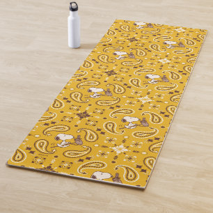 Peanuts Snoopy Bandana Cowboy Yogamat