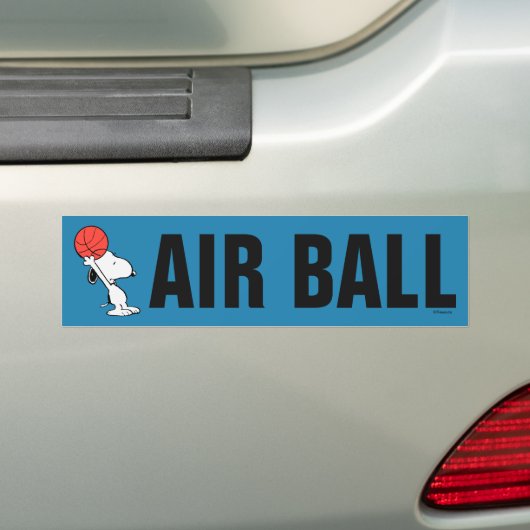 Peanuts | Snoopy Basketball Hoop Shot Bumpersticker (Op auto)