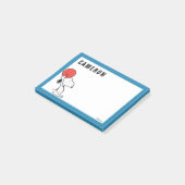 Peanuts | Snoopy Basketball Hoop Shot Post-it® Notes (Schuin)
