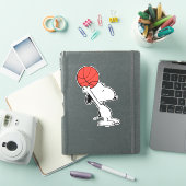 Peanuts | Snoopy Basketball Hoop Shot Sticker (iPad Cover)