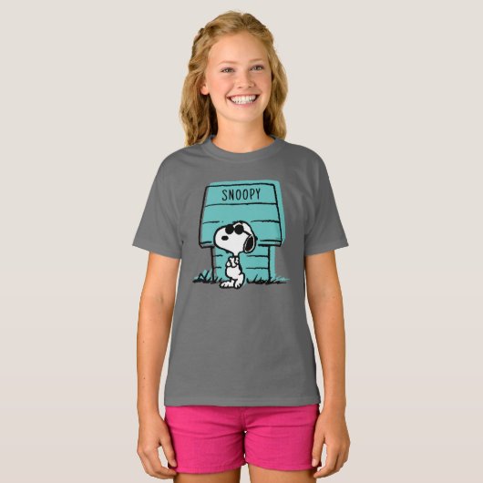 Peanuts | Snoopy Be Real T-shirt (Voorkant volledig)