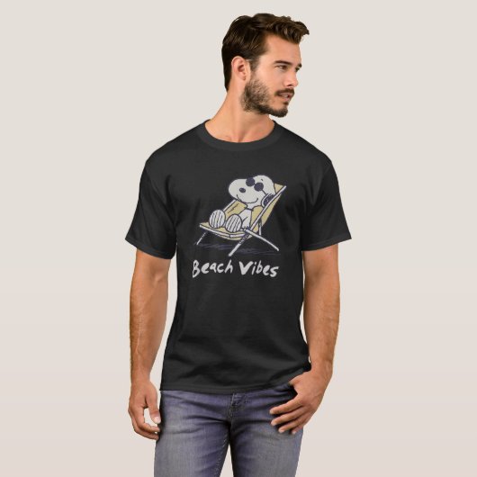 Peanuts Snoopy Beach Vibes for all family T-shirt (Voorkant volledig)