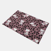 Peanuts | Snoopy Bloem Vine Patroon Deurmat (Schuin)