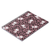 Peanuts | Snoopy Bloem Vine Patroon Notitieboek (Linkerzijde)