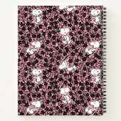 Peanuts | Snoopy Bloem Vine Patroon Notitieboek (Achterkant)
