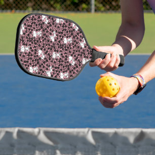 Peanuts Snoopy Bloem Vine Patroon Pickleball Paddle