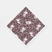 Peanuts | Snoopy Bloem Vine Patroon Servet (Hoek)