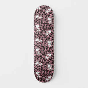 Peanuts   Snoopy Bloem Vine Patroon Skateboard