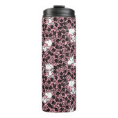 Peanuts | Snoopy Bloem Vine Patroon Thermosbeker (Voorkant)