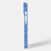 Peanuts | Snoopy Blue Space Astronaut Patroon Case-Mate iPhone Case (Achterkant / Links)